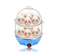 Cuiseur Oeuf Électrique,InnovTec Multifonction Cuisine Cuisson Vapeur 14 oeufs Plats Légumes Repas Plaque Chauffante A la Coque Mollet 350W