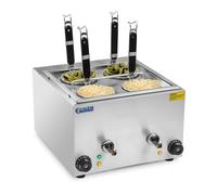 Cuiseur à pâtes pour la cuisson des pâtes et des raviolis, 2 chambres