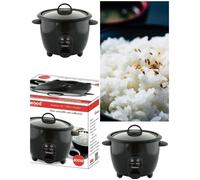 Cuiseur Riz 1,0L avec Cuve amovible anti-adhérente 2 positions de chauffe Témoin de Cuisson couleur noir