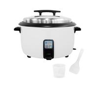Royal Catering Cuiseur à Riz professionnel 2.950W, 23L, récipient de cuisson en inox, avec poignée en plastique, verre mesureur et cuillère inclus Vapeur Électrique Pour Restaurant