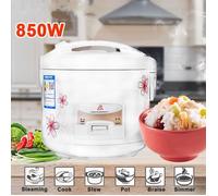 Cuiseur Riz Cuisson Vapeur 5L Arrêt Automatique Maintien Au Chaud Accessoires Inclus 850W