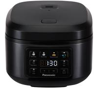 Cuiseur à riz et vapeur 1,5L, 4 programmes automatiques, panier vapeur, noir