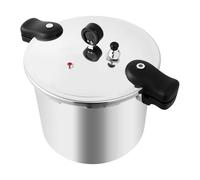 Cuiseur sous pression en aluminium de 22 l, autocuiseur avec indicateur de pression, max. 90 kPa, chauffage rapide, grande capacité, plusieurs dispositifs de sécurité
