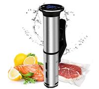 Cuiseur sous vide 1200 W IPX7 étanche avec écran tactile LED, contrôle précis de la température pour une cuisson parfaite, facile à utiliser, design en acier inoxydable