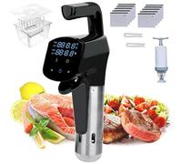 Cuiseur Sous Vide - Circulateur d’Immersion Intelligent 1800W avec Écran LED, Réservoir 11L, Kit Complet Sous Vide avec Contrôle Précis de Température & Temps pour Steaks Parfaits