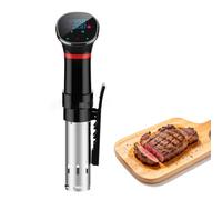 Cuiseur Sous Vide De Précision, Circulateur À Immersion En Acier Inoxydable De 1100 W, Circulation Deau À 360°, Cuisson Lente À Basse Température, Écran Tactile Lcd, Pince Pour Casserole Et Pompe