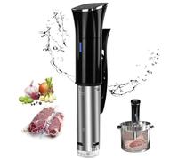 Cuiseur sous vide, mijoteuse sous vide 1100 W, thermoplongeur étanche avec IPX7 4-15 L PC+304 en acier inoxydable, contrôle de température par écran tactile, pour hôtels, restaurants occidentaux, cuis