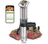 Cuiseur sous vide WIFI: KitchenBoss Thermoplongeur Cuiseur Sous Vide APP Contrôle, 40℃-90℃ Contrôle de la Température, IPX7