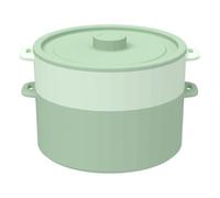 Cuiseur Vapeur À Micro-ondes - Silicone Résistant À La Chaleur Avec Revêtement Antiadhésif, Marmite À Micro-ondes Pour Friteuse À Air, Réfrigérateur, Aliments Pour Bébés, Pâtes, Préparation De Semoule