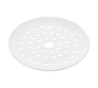Cuiseur Vapeur à Raviolis en Céramique Blanche, Assiette | Surface Lisse, Entretien Facile, Dissipation Thermique, Usage Domestique, Finition Élégante, Blanc