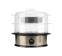 Black & Decker Cuiseur vapeur BXST800E 800W 6,5L Réservoir 1L 2 plateaux Minuteur 60 min Blanc G