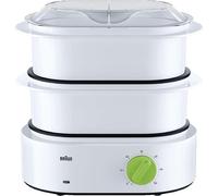 Cuiseur Vapeur Braun Tribute Collection FS 3000 Blanc et Vert