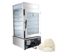 Cuiseur vapeur commercial pour chignon, 1200 W, chauffe-aliments à 5 couches en acier inoxydable, plage de température 30-110 ℃, parfait pour les restaurants et la maison