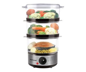 Cuiseur vapeur compact 3 paniers 6 L TCV-364 Techwood