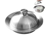 Cuiseur vapeur - Cuiseur vapeur alimentaire | Insert Steaming R 28 cm en acier inoxydable | Paniers de cuisson à la vapeur pour crabe, homard, aliments, pâtes, œufs, palourdes, légumes, brocoli