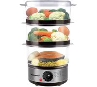 Cuiseur Vapeur De 6l 400w Gris Noir