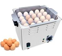 Cuiseur vapeur double usage pour œufs à la coque et à moitié cuits, grande capacité pour jusqu'à 60 œufs