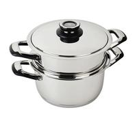 Cuiseur vapeur ECOVITAM 6L Inox 18/10 Diamètre 24cm Tous feux dont induction Thermomètre intégré Sans pfas