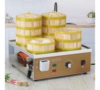 Cuiseur vapeur électrique avec alarme d'ébullition et alimentation en eau indépendante, contrôle constant de la température, idéal pour un usage commercial