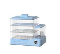 Cuiseur vapeur électrique avec écran tactile, design compact, minuterie de 12 heures, réservoir d'eau de 1,5 l, capacité de 24 L, économe en énergie