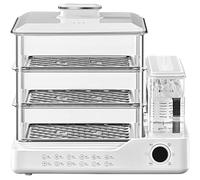 Cuiseur vapeur électrique avec écran tactile, vapeur rapide 5S, minuterie de rendez-vous 12h, capacité de 24 L pour la cuisine à la maison