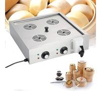 Cuiseur vapeur électrique commercial pour pain en acier inoxydable avec alimentation en eau indépendante, température réglable de 30 à 110 ℃, idéal pour les restaurants de restauration rapide