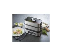 cuiseur vapeur électrique de 4,3L avec écran LCD et minuterie 900W gris noir WMF