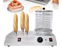 Cuiseur vapeur électrique hot-dogs et saucisses avec température réglable, 3/4 de résistances, grille-pain à pain de comptoir les fêtes et usage commercial
