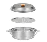 Cuiseur vapeur en acier inoxydable 304 pour fruits de mer, soupe avec poignée et couvercle, convient pour la cuisson des légumes