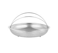 Cuiseur Vapeur En Acier Inoxydable Panier vapeur en acier inoxydable de 22,5 cm, autocuiseur avec poignée, grille cuisson à la, égouttoir, ustensile cuisine