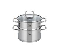 Cuiseur vapeur en inox 18 cm de 2 litres Citrin Elo
