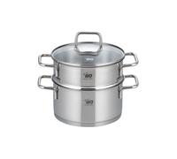 Cuiseur vapeur en inox 18 cm de 2 litres Elo Citrin