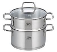 Cuiseur vapeur en inox 18 cm de 2 litres Elo Citrin ref 7271826 Gris G