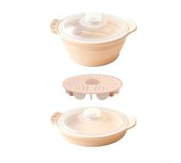 Cuiseur vapeur en silicone pour micro-ondes, récipient vapeur pliable avec insert, résistant à la chaleur jusqu'à 230 °C, passe au lave-vaisselle, pour légumes, poisson, riz, peu encombrant, vert