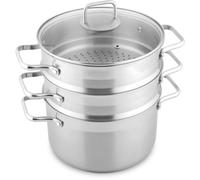 Cuiseur vapeur ESSENTIELB 24cm inox avec couvercle