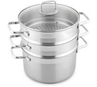 Cuiseur vapeur ESSENTIELB 24cm inox avec couvercle