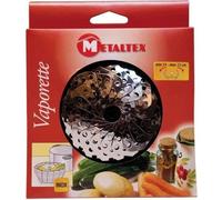 Metaltex 25430010080 Cuiseur à Vapeur, Argenté