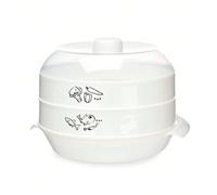 Cuiseur vapeur micro-ondes 2,4l collection KINVARA Livraison gratuite en 24/48 heures. Découvrez le cuiseur vapeur micro-ondes San Ignacio, d'une capacité de 2,4 litres, idéal pour cuisiner rapidement