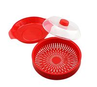 Cuiseur vapeur micro-ondes | Batterie de cuisine | Cuiseur vapeur micro-ondes sans BPA | Accessoire cuiseurr double étage avec couvercle pour la cuisson des légumes,
