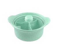 Cuiseur vapeur micro-ondes en silicone de qualité alimentaire avec poignée | Casserole à micro-ondes en silicone pour aliments Bol pour four Airfryer Nourriture pour bébé Légumes Brocoli Pâtes Soupe