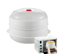 Cuiseur Vapeur Micro-Ondes pour Légumes avec Couvercle et Plateau | Cuiseur Vapeur pour Légumes de Cuisine - Récipient de Réchauffage pour Plats Pâtes Maïs Bacon Viande Pommes de Terre