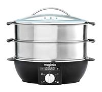 Magimix 11582 cuiseur vapeur 2 Nombre de paniers Pose libre 1900 W Noir, Chrome