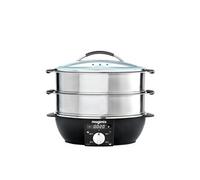 Magimix 11582 cuiseur vapeur 2 Nombre de paniers Pose libre 1900 W Noir, Chrome