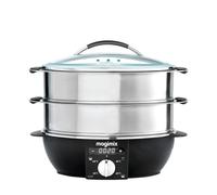 Magimix 11582 cuiseur vapeur 2 Nombre de paniers Pose libre 1900 W Noir, Chrome