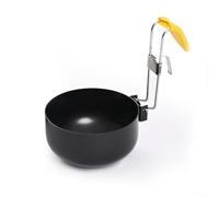 Cuiseur vapeur pliable avec revêtement anti-adhésif et poignée résistante à la chaleur, cuiseur rond en acier inoxydable 304 pour faire bouillir des œufs, outil de cuisine peu encombrant avec design