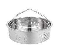 Cuiseur vapeur portable, accessoires for la maison, réutilisable, en acier inoxydable 304, ustensiles de cuisine Panier vapeur inox(20.00X20.00X5.50CM)