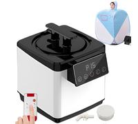 Cuiseur vapeur portable pour sauna, générateur de vapeur 1000 W avec télécommande et boîte à plantes, machine de fumigation d'intérieur pour la maison, le spa, la douche et la relaxation du corps
