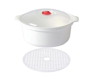 Cuiseur vapeur pour micro-ondes - 420g | Chanteur de légumes | Cuisson Gadgets de chauffage, avec couvercle et anti-brûlure Anti-brûlure Micro-ondes Veggie, pour four Légumes alimentaires