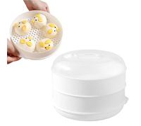 Cuiseur Vapeur Pour Micro-ondes - Marmite, Ustensile De Cuisson Vapeur, Récipient Cuisine, 3 Niveaux | Multifonctionnel Et Durable, Outil Rapide Sain Légumes, Riz, Poisson, B