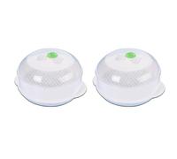 Cuiseur vapeur pour micro-ondes pour repas sains en plastique de qualité alimentaire compact 21 x 21 x 12 cm avec couvercle transparent pour légumes facile à nettoyer et à ranger dans la cuisine